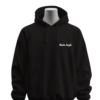Hoodie negra Cuadros